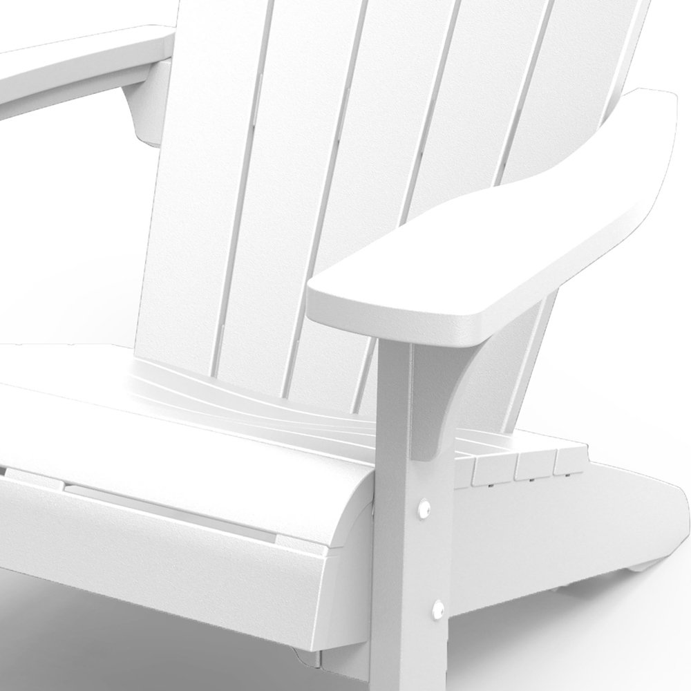 Keter Set of 2 White Adirondack Chair Image 3