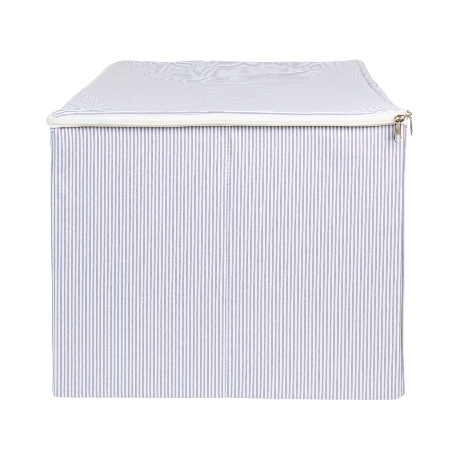 Living Solutions Jumbo Storage Box Grey Image 2