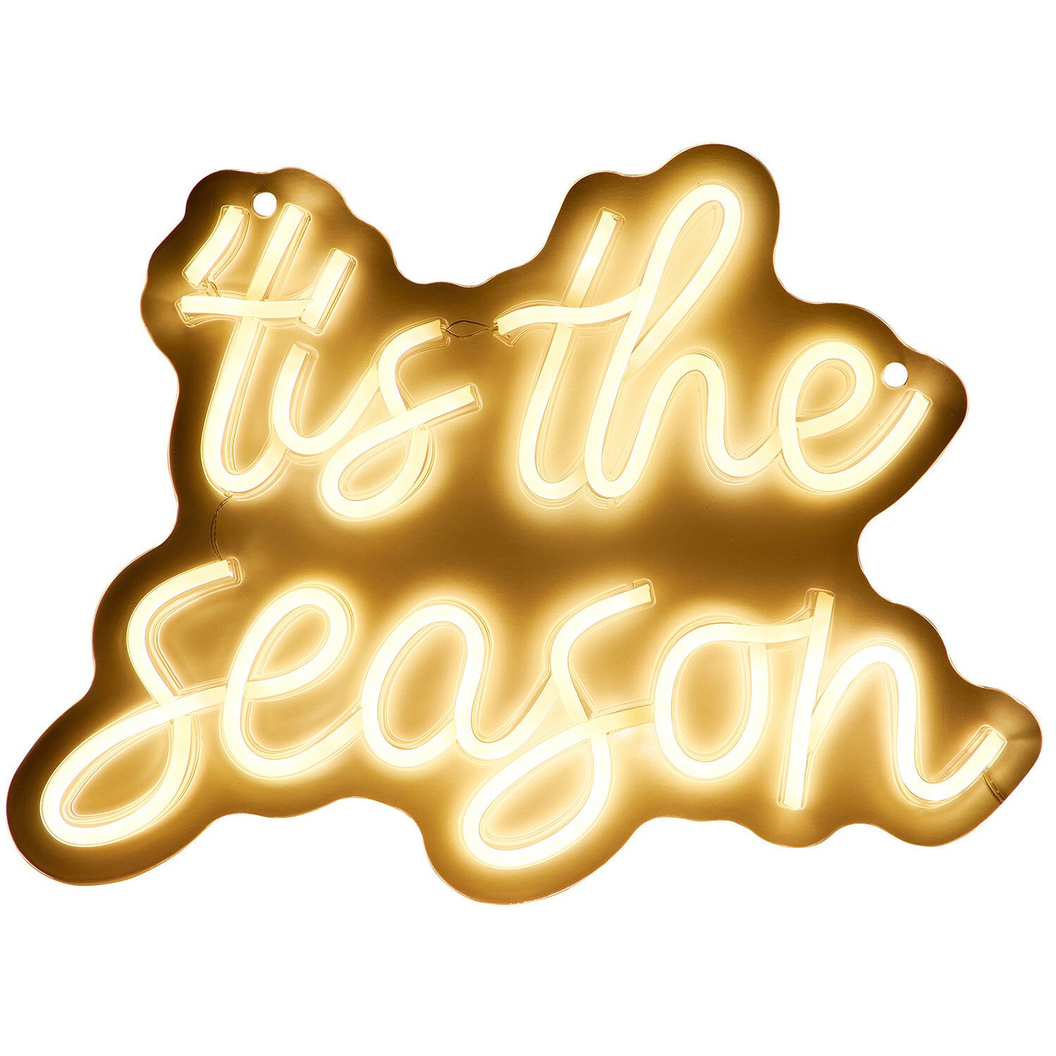 Tis The Season Neon Sign - White Image 3