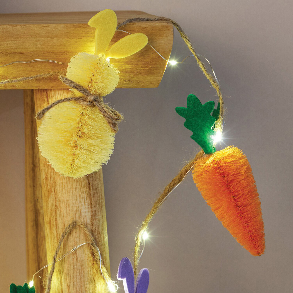 Rabbit and Carrot String Light Image 5