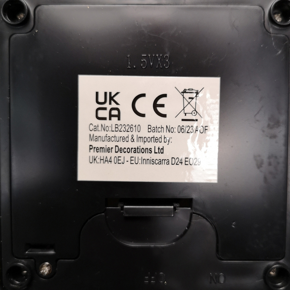 Samuel Alexander Gonk Light Up Christmas Water Spinner Lantern 21cm Image 4