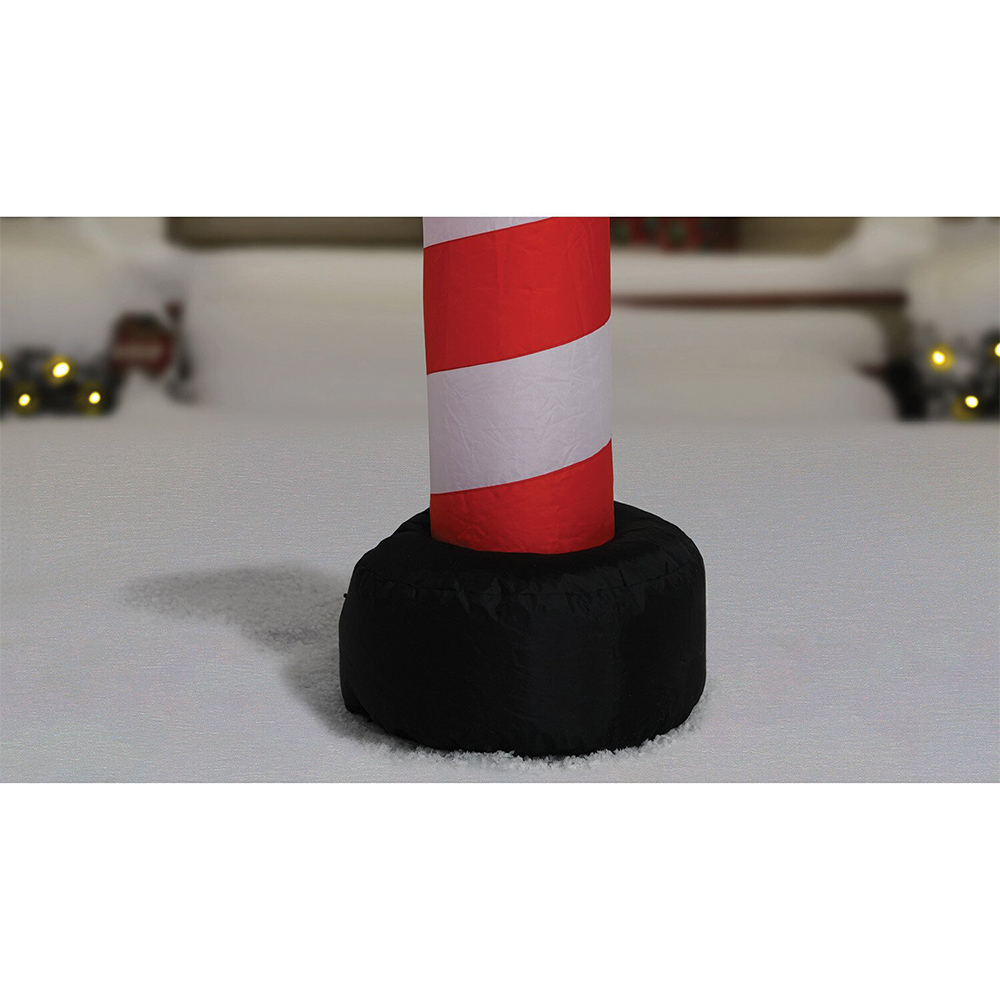 Inflatable Santa Stop Here 3.5ft Image 4