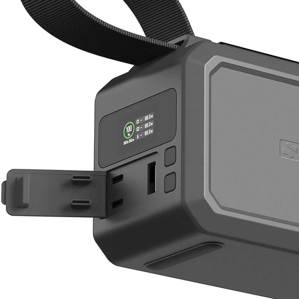 Sandberg Black Survivor power bank 100W 40000mAh Image 2