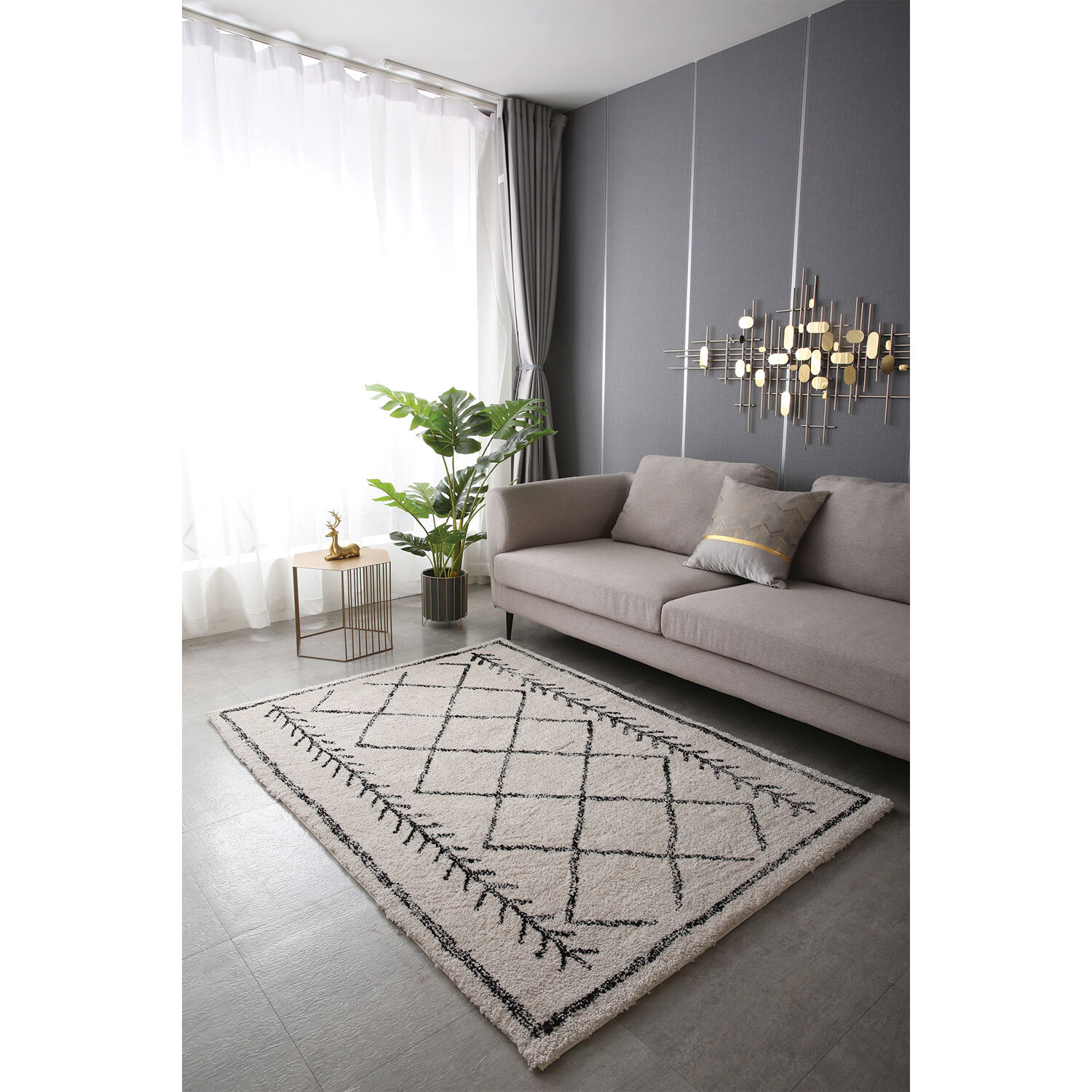 Aspen Rug - 170cm | Wilko