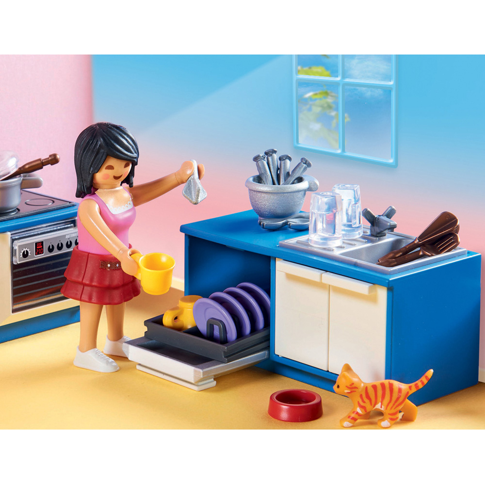 Playmobil Family Kitchen Playset 129 Piece Image 7