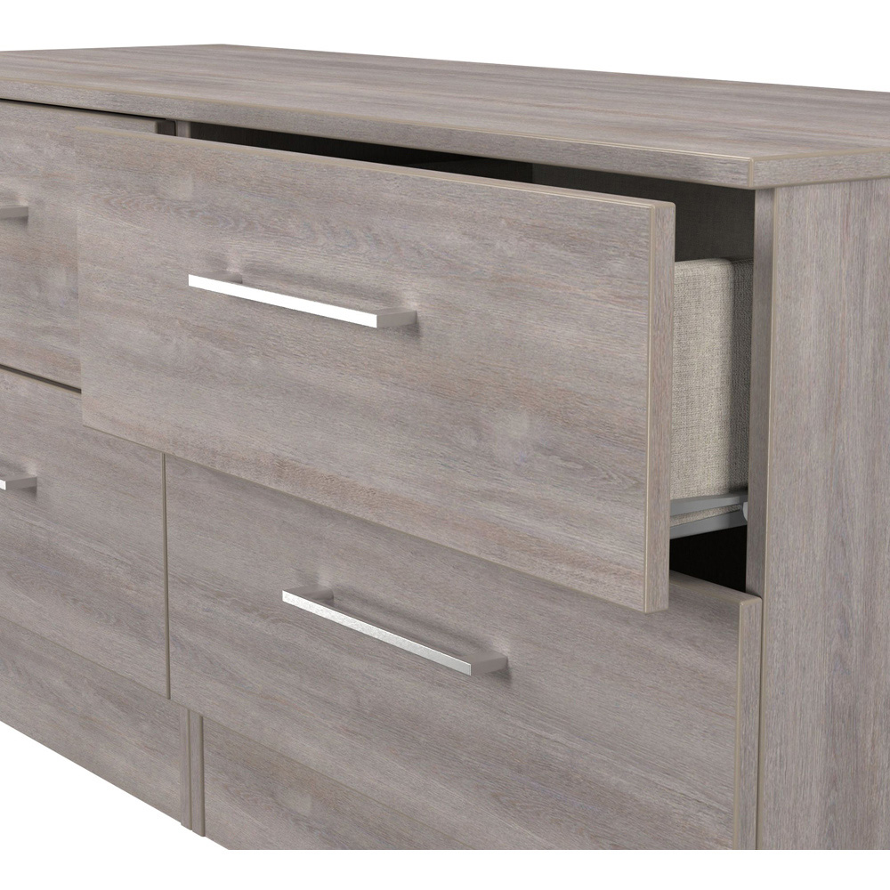 Crowndale Worcester 4 Drawer Grey Oak Bed Box Ready Assembled Image 5