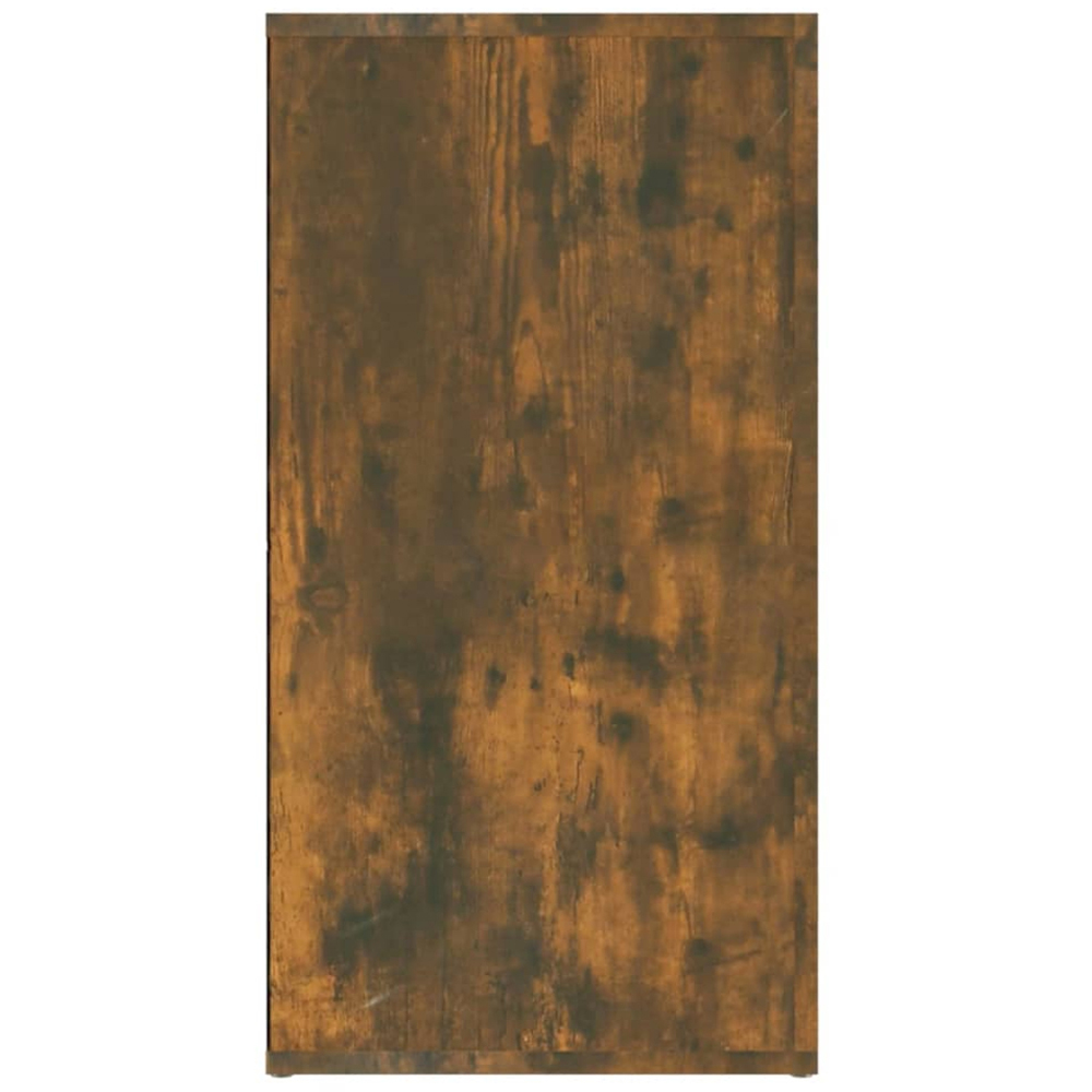 vidaXL 2 Door 4 Drawer Smoked Oak Sideboard Image 6