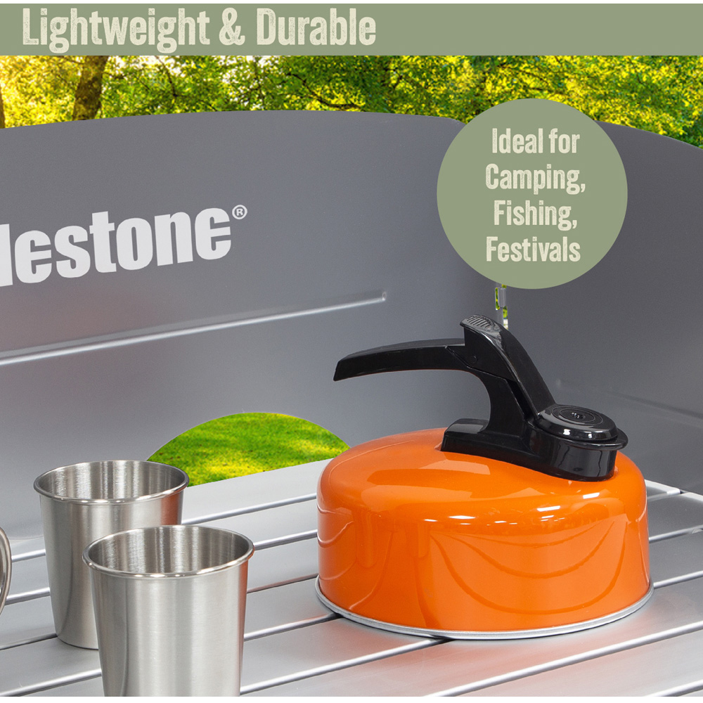 Milestone Camping Aluminium Whistling Camping Kettle 1L Image 4