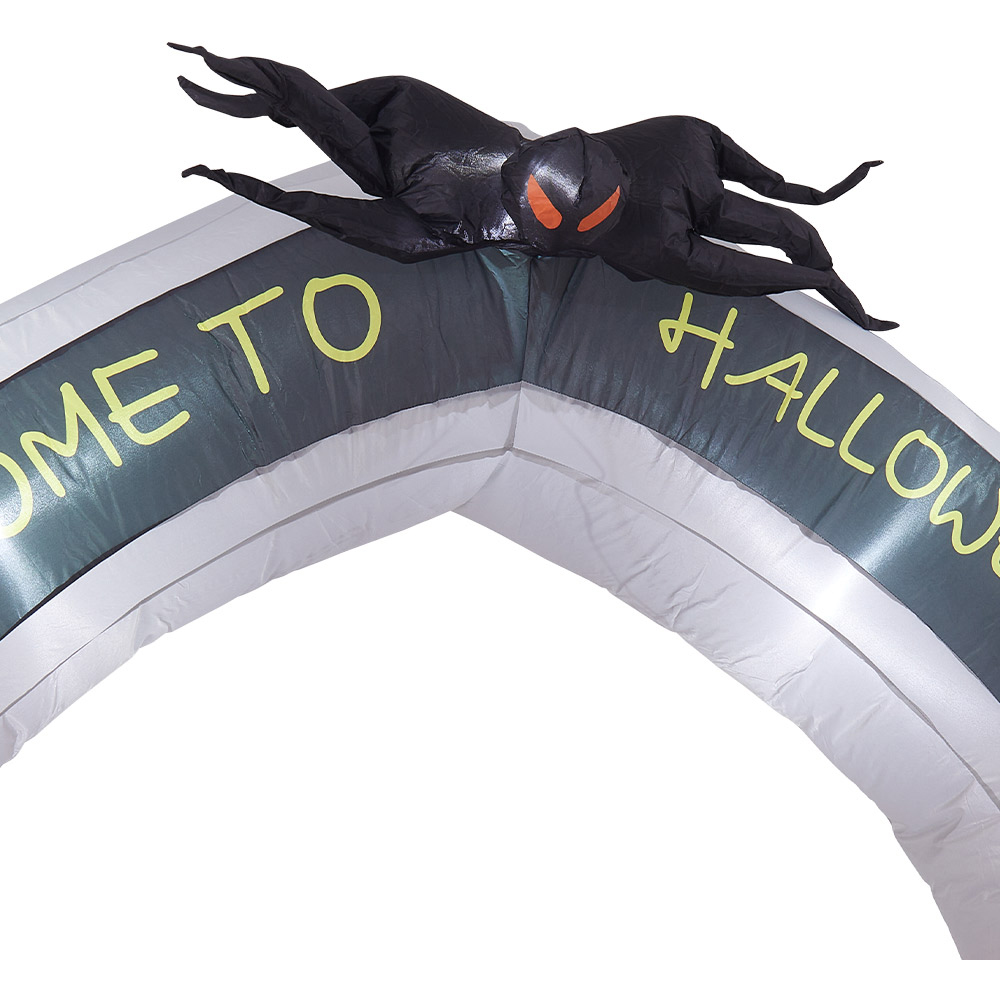 Living and Home Halloween Inflatable LED Jack Skellington and Sally Welcoming Archway 10ft Image 4