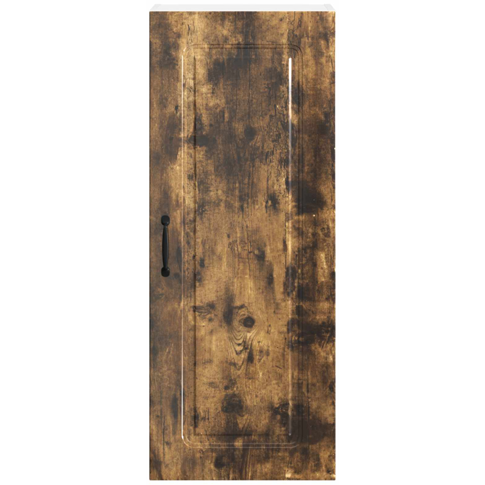 vidaXL Single Door Smoked Oak Kitchen Wall Cabinet Image 4
