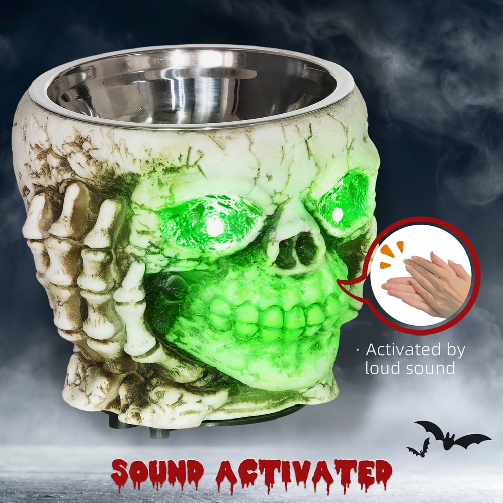 HOMCOM Skeleton Candy Bowl Outdoor Halloween Decoration Image 7
