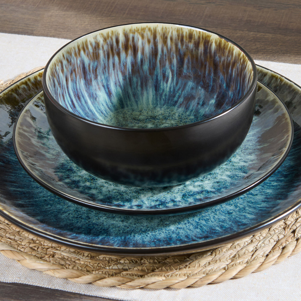 Aegean Reactive 12 Piece Dinner Set Image 2
