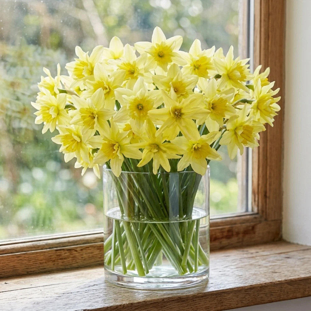Thompson and Morgan Narcissus Viridi Double Autumn Planting Bulb 32 Pack Image 4