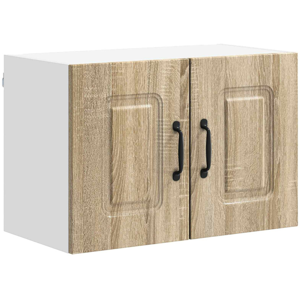 vidaXL Kalmar 2 Door Sonoma Oak Wall Mounted Kitchen Cabinet Image 2