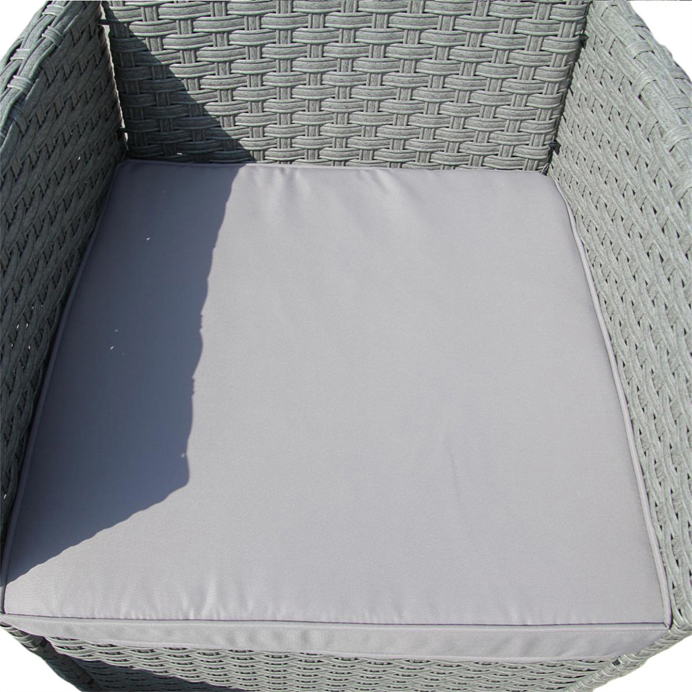 Furniture One 2 Seater Grey Rattan Garden Lounge Set Image 5