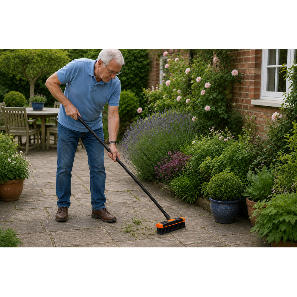 Avilo Orange Garden Weed Brush Image 2