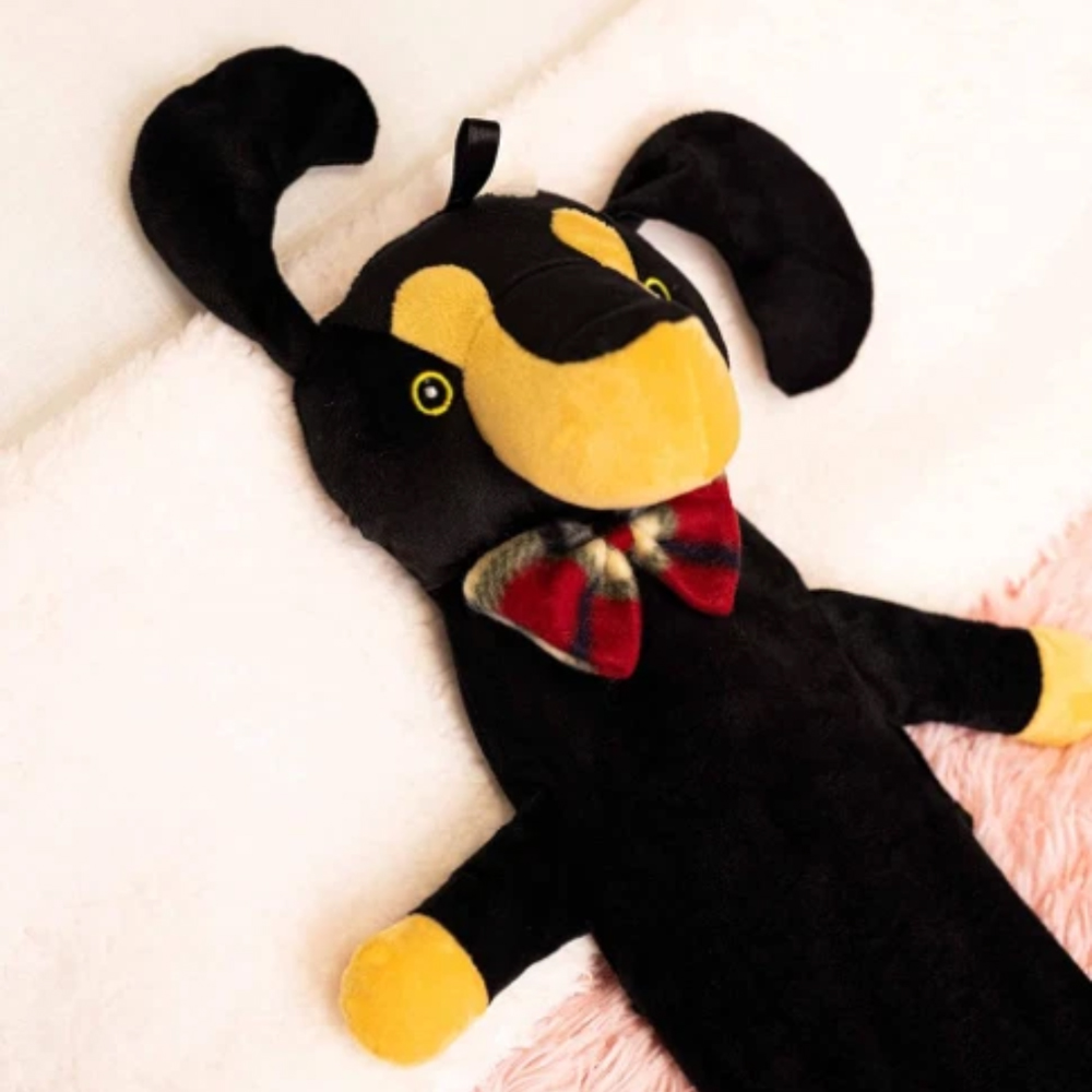 Marco Paul Dog Faux Fur Cover Hot Water Bottle 2L Image 4