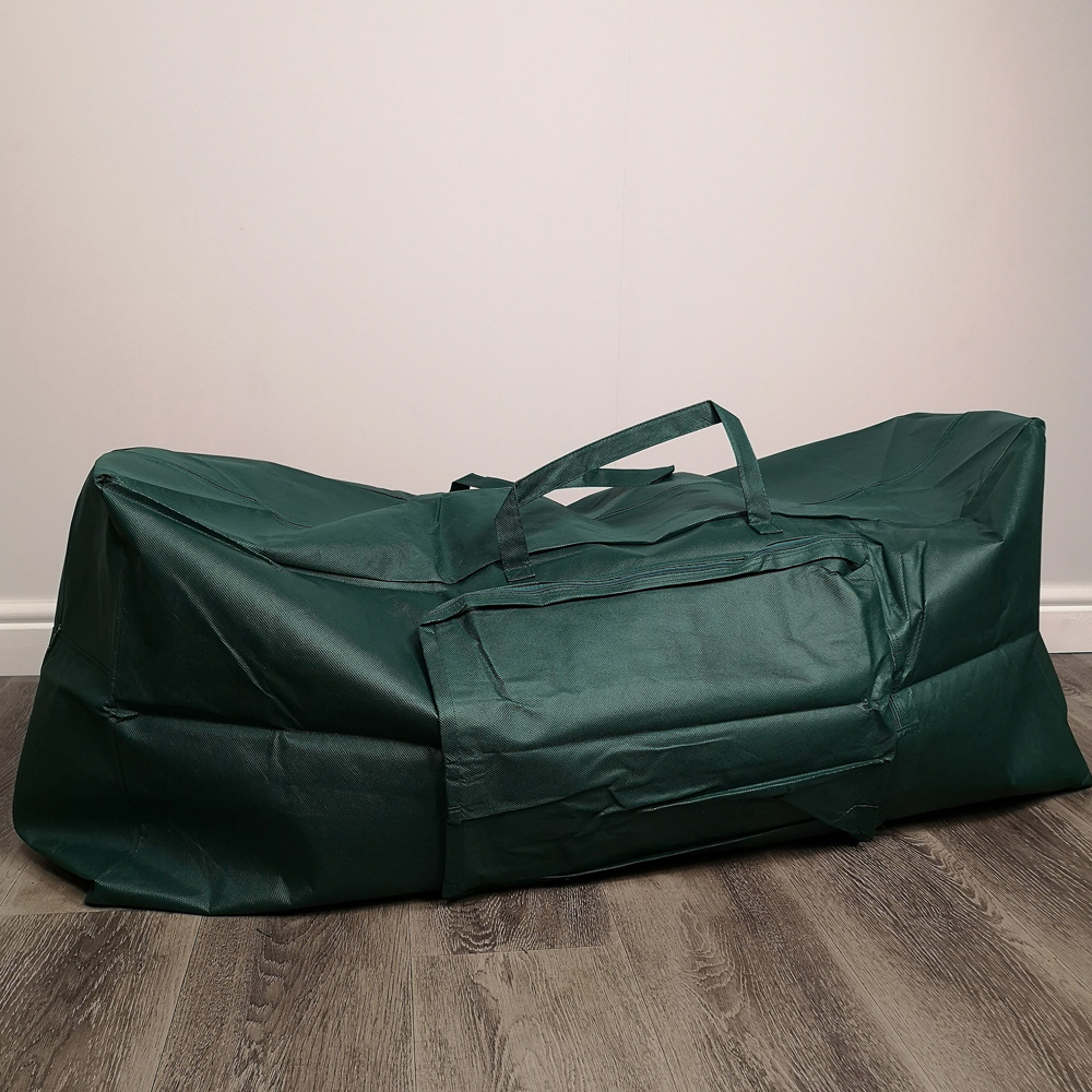 Samuel Alexander Green Christmas Tree Storage Bag with Zip and Carry Handle 120cm Image 7