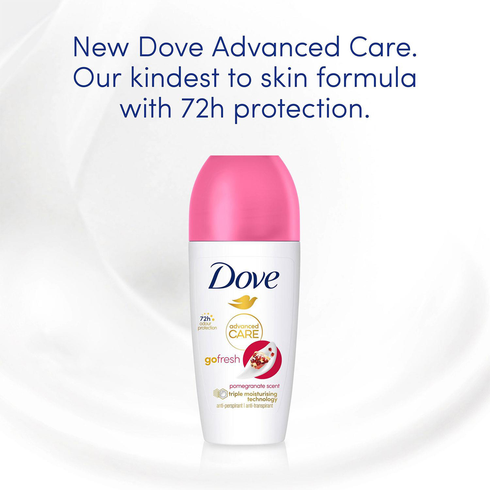 Dove Go Fresh Pomegranate Women Anti-Perspirant Roll on 50ml 18 Pack Image 8