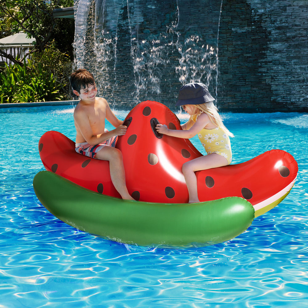 Watermelon Inflatable Seesaw Red Image 2