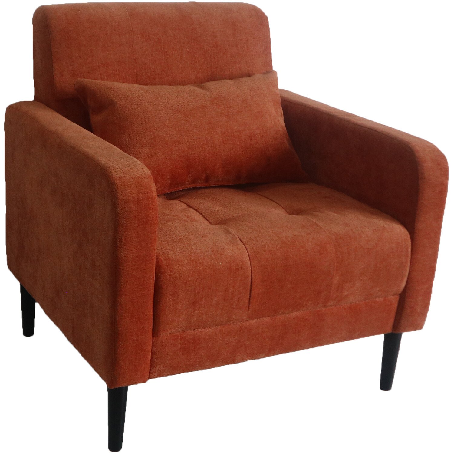 Amber Fabric Armchair Image 3