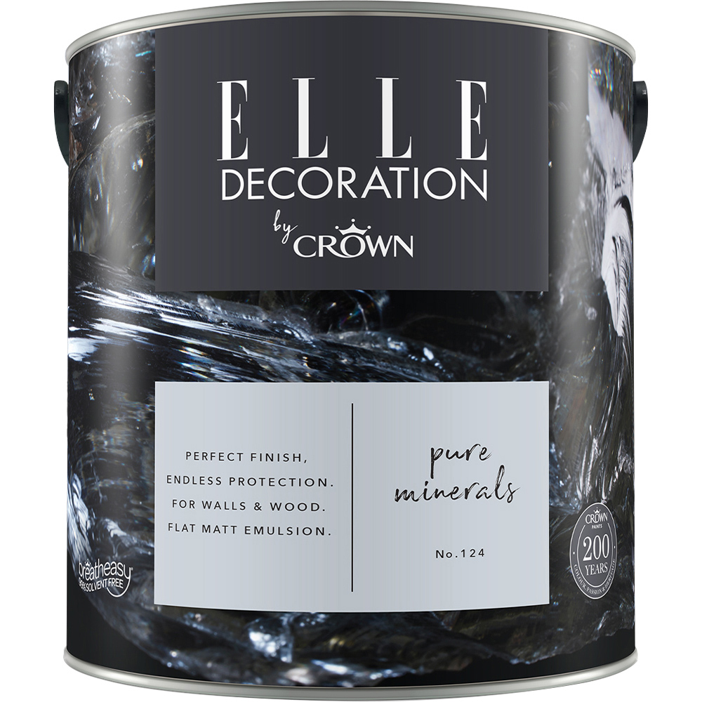 Elle Decoration Pure Minerals 124 Flat Matt Emulsion Paint 2.5L Image 2
