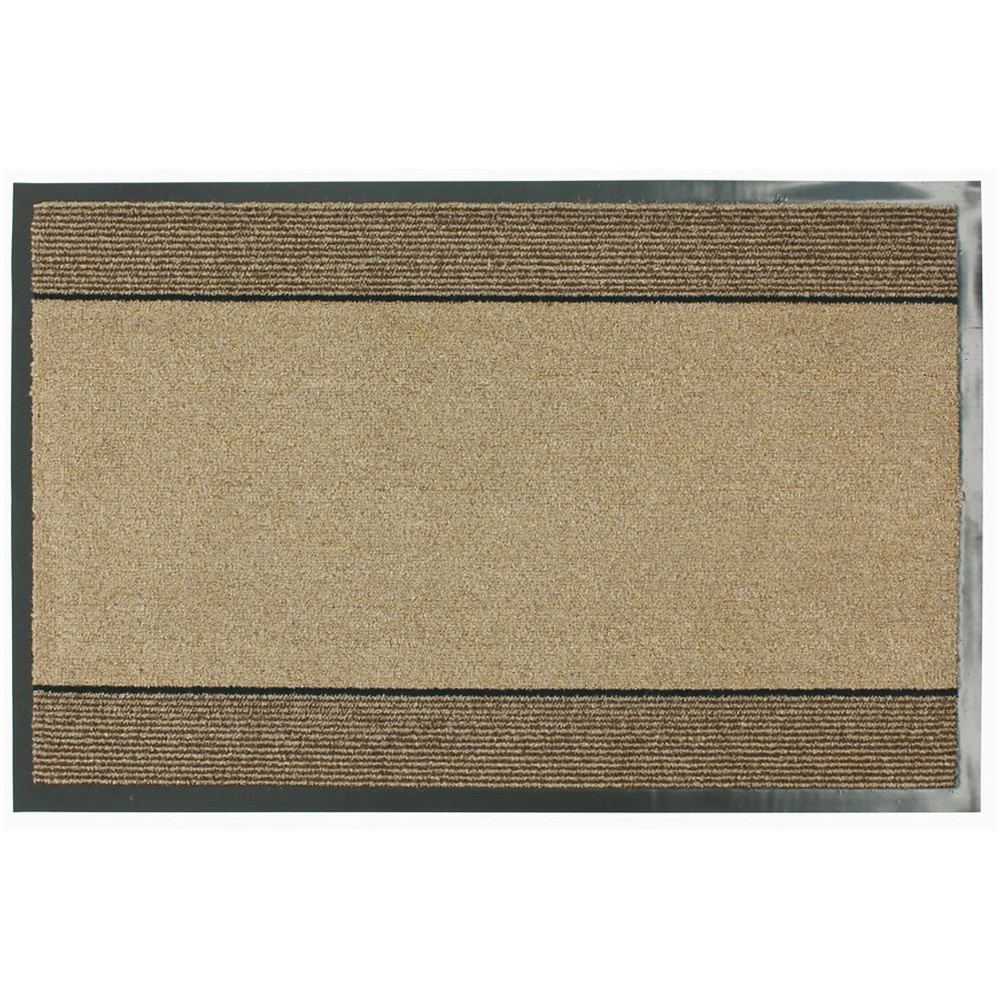 JVL Miracle Beige Barrier Door Mat 40 x 60cm Image 1