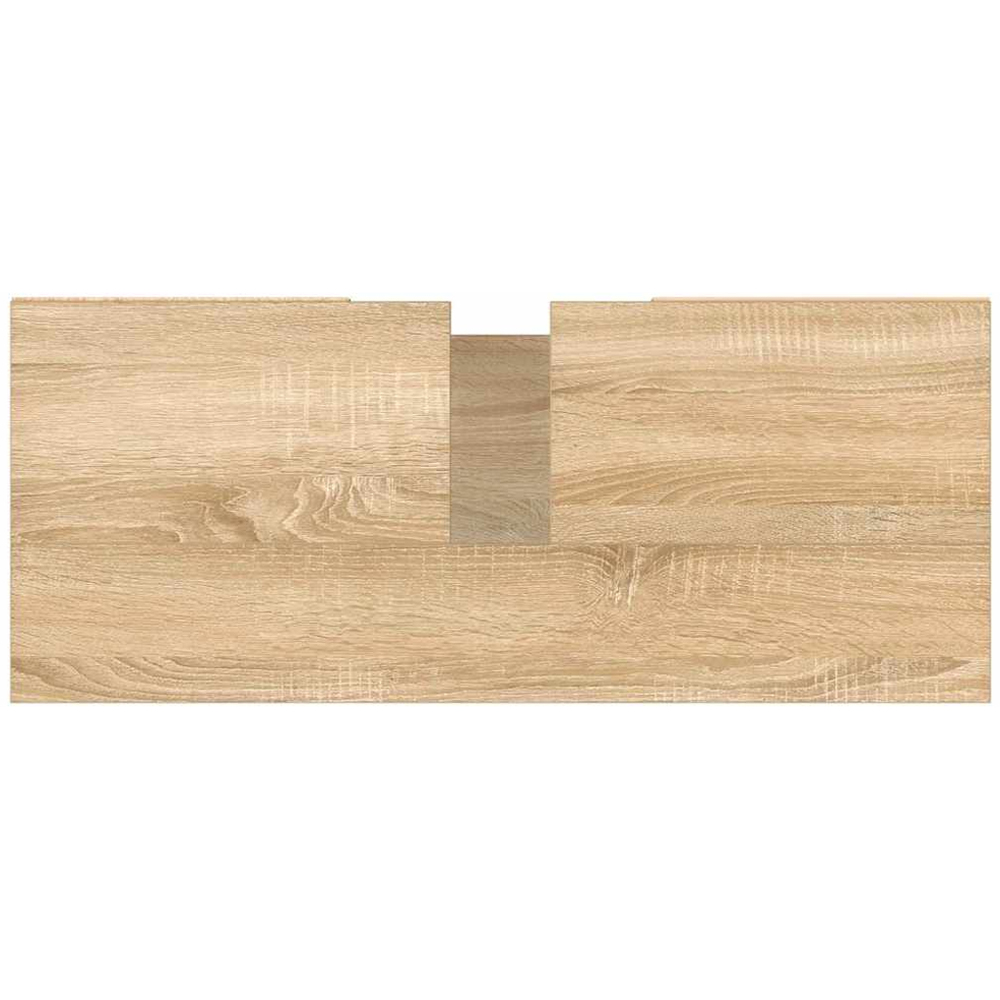 vidaXL Single Door 4 Shelf Sonoma Oak Bathroom Cabinet Image 9