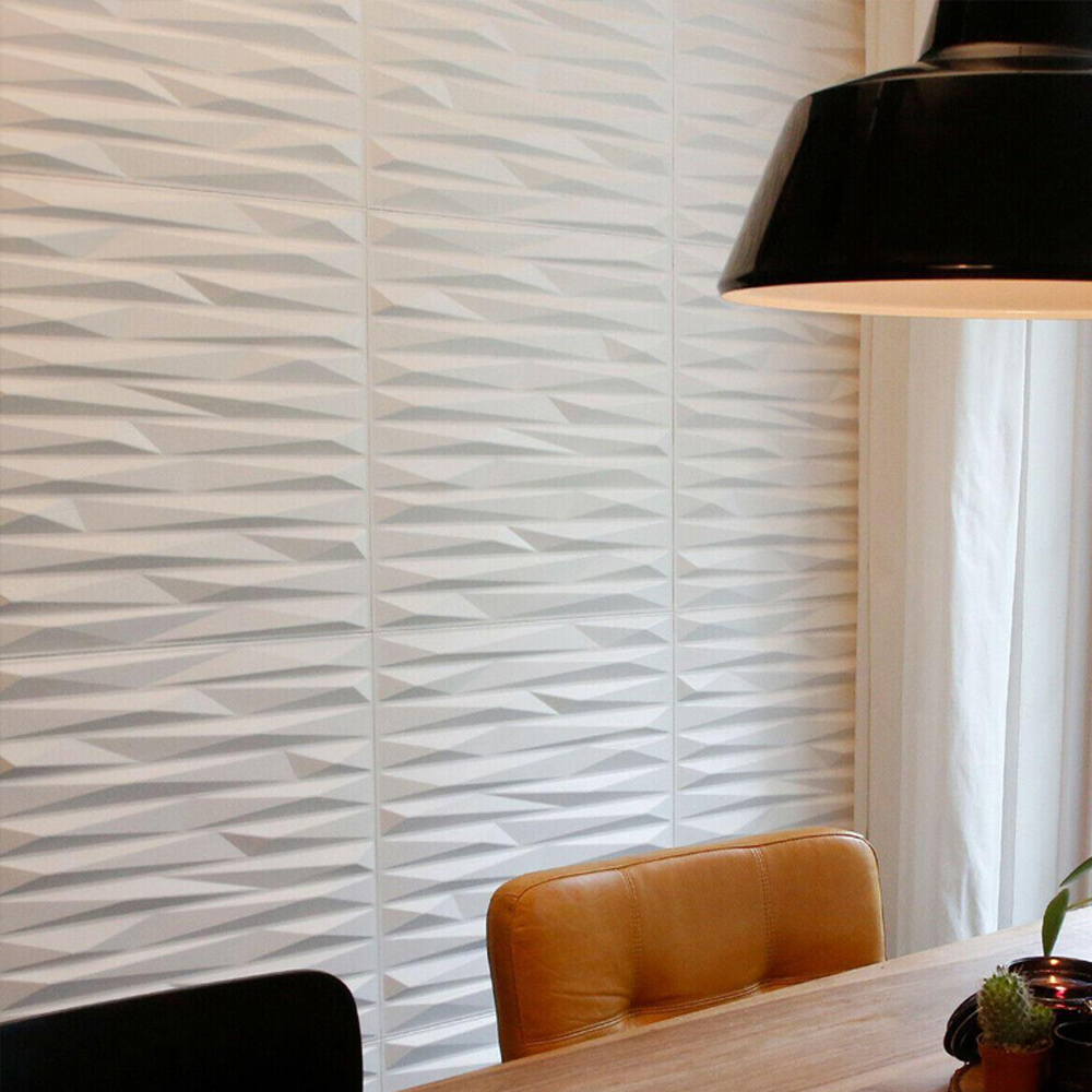 Walplus Off White Valeria 3D Wall Panel 12 Pack Image 1