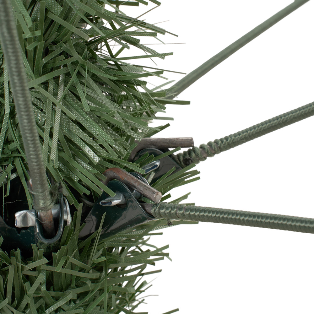 Living and Home RGB Pre-Lit Artificial Christmas Tree Lights with Wood Stand 4ft 1.2m Image 5