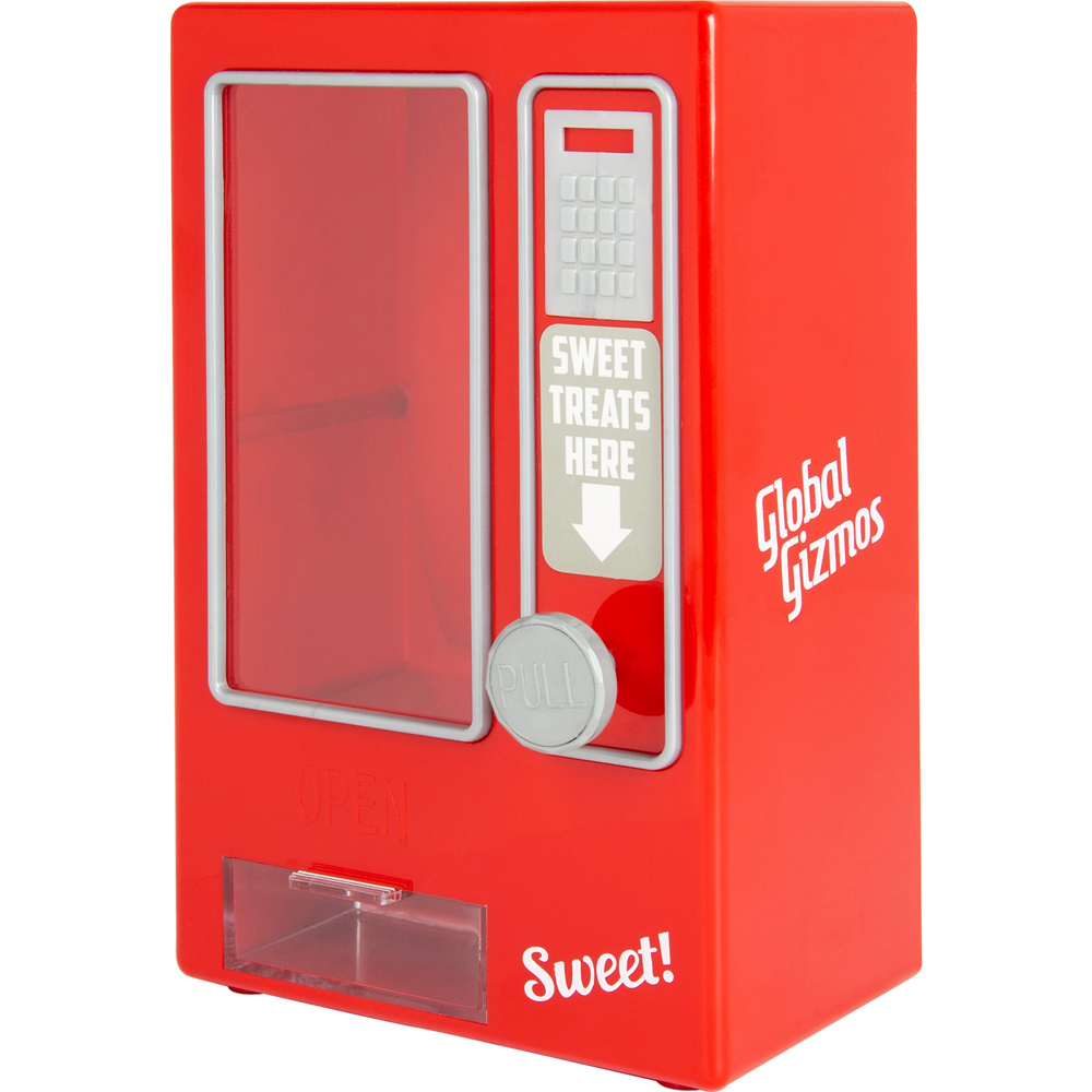 Global Gizmos Red Sweet Vending Machine Image 1