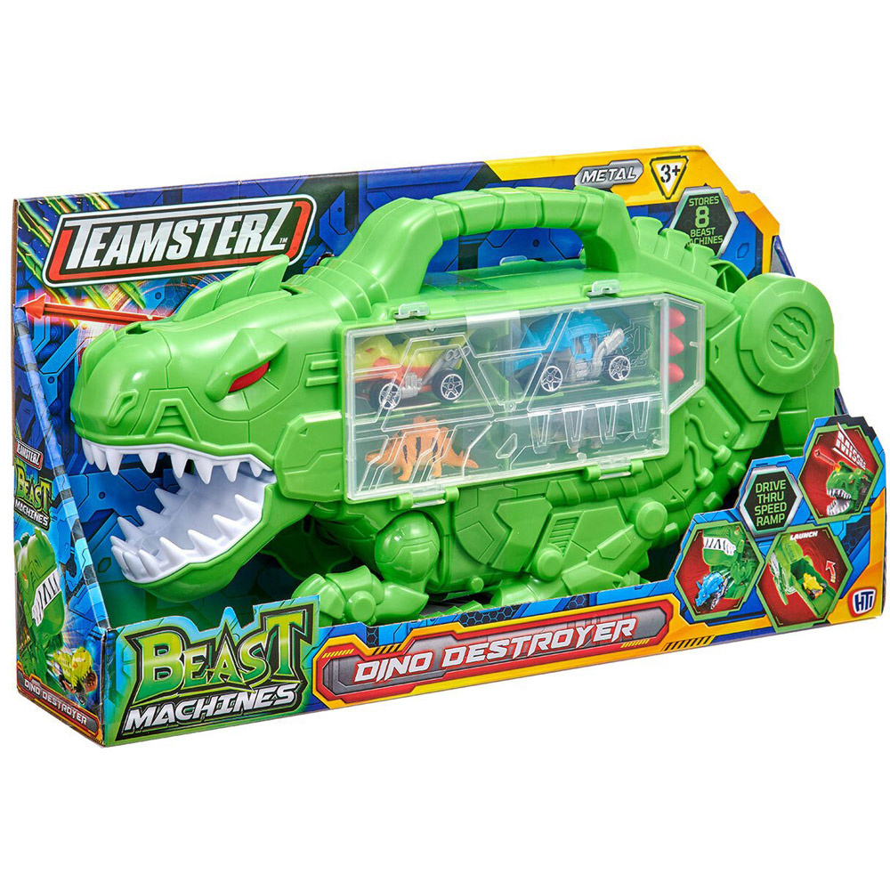 Teamsterz Beast Machines Dino Destroyer with 4 Pieces - Green Image 6