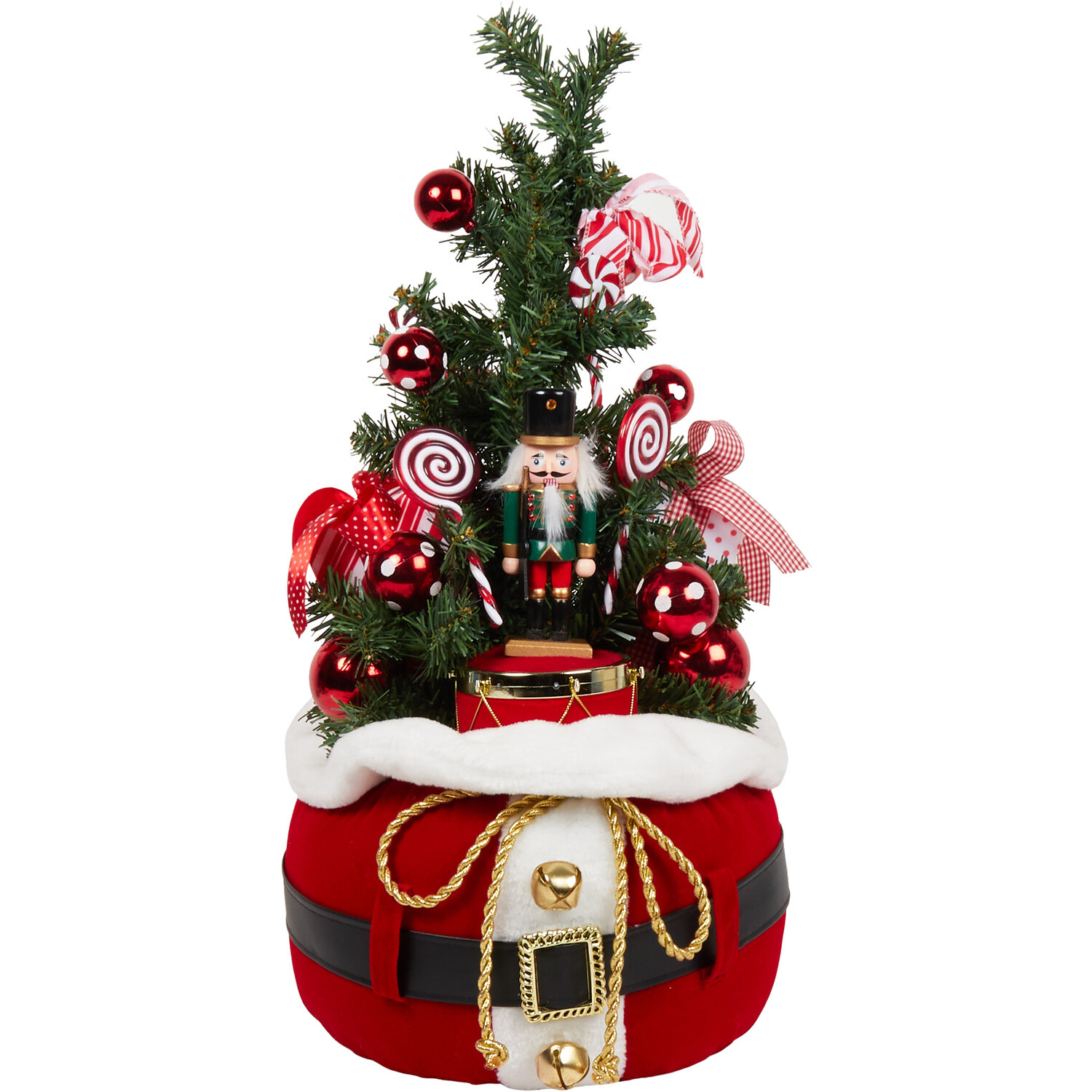Christmas Tree Present Sack Red - Red Image 1