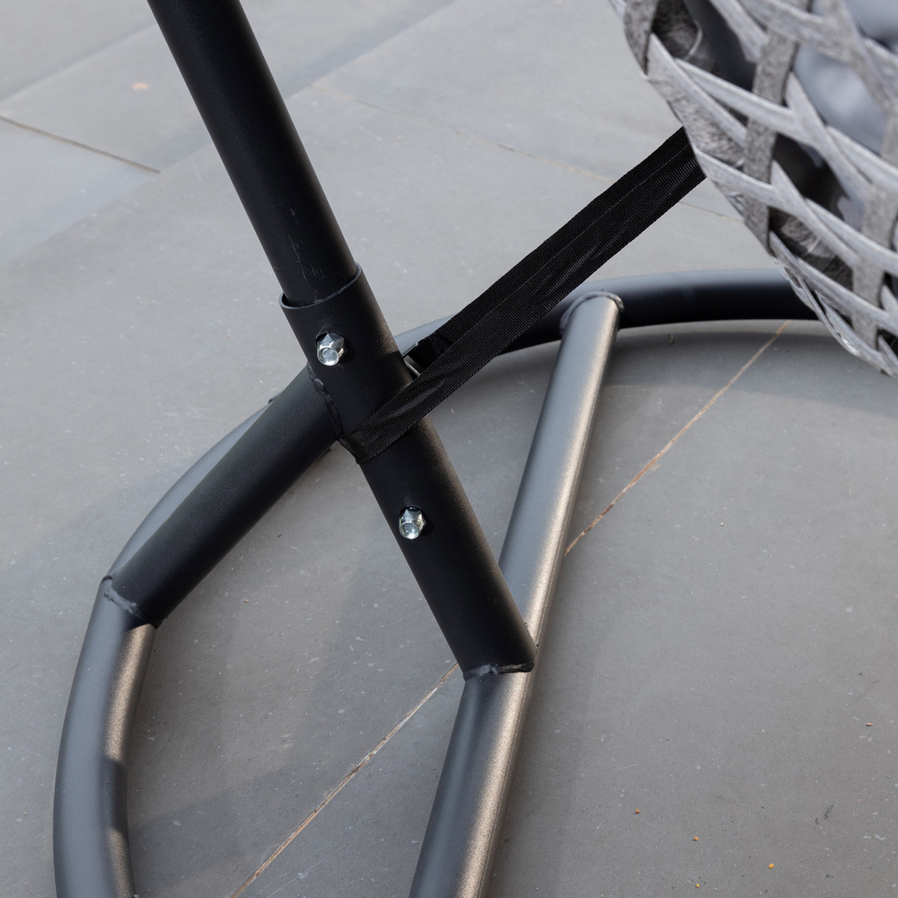 Artemis Home Oakley Light Grey Swing Chair Image 8