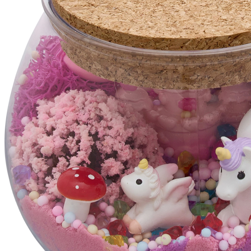 H&O Direct Kids DIY Unicorn LED Terrarium Kit with Remote Image 4