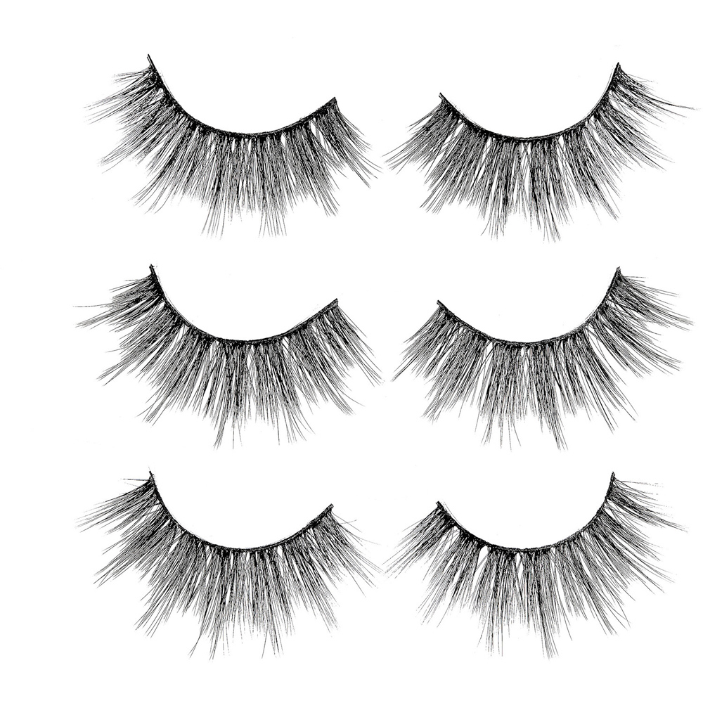 Pack of 3 Invogue Girl Next Door Lashes Image 2