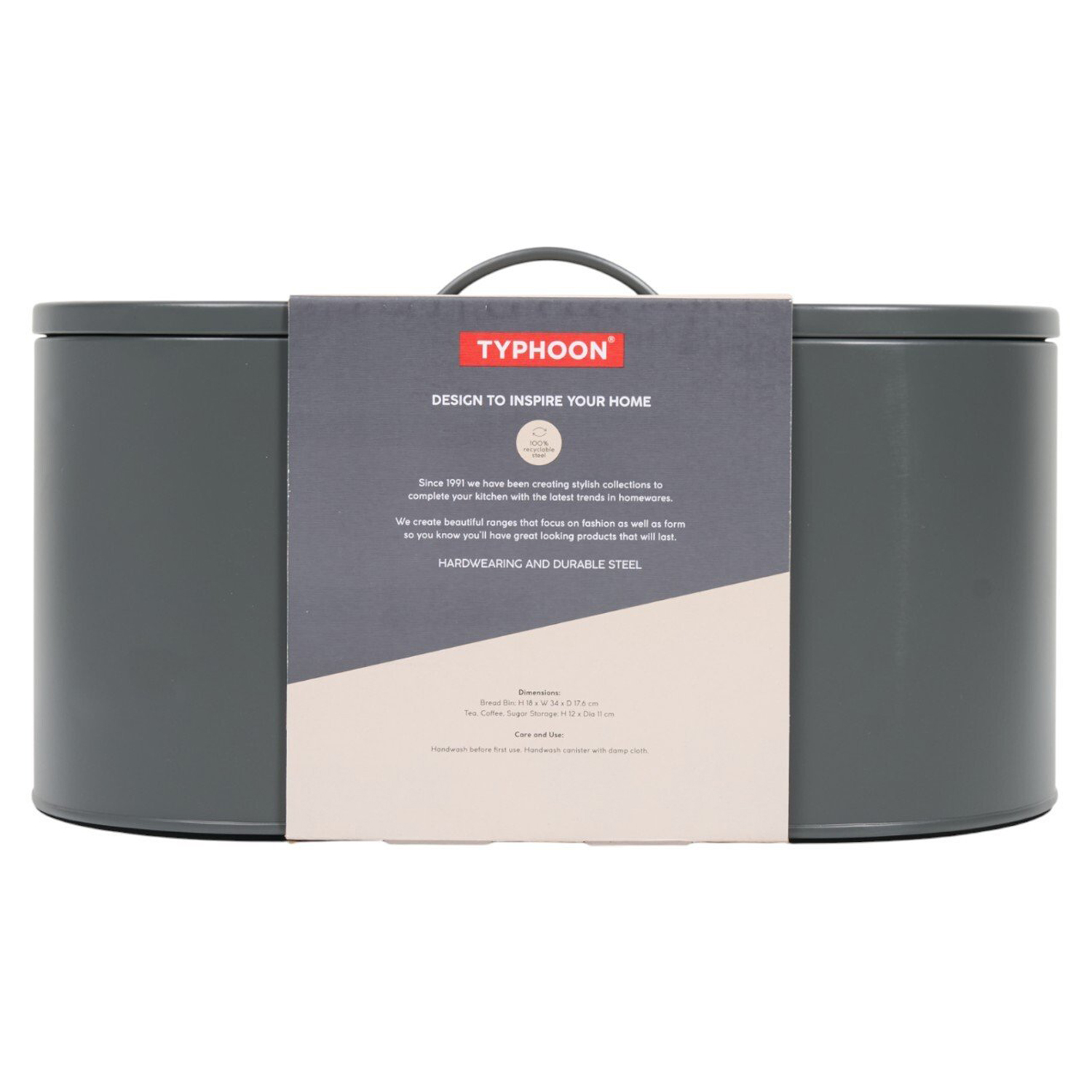 Typhoon 4 Piece Storage Set Grey Image 4
