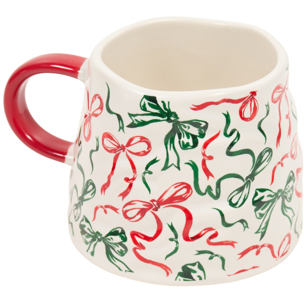 Bows or Trees Heart Mug Image 3