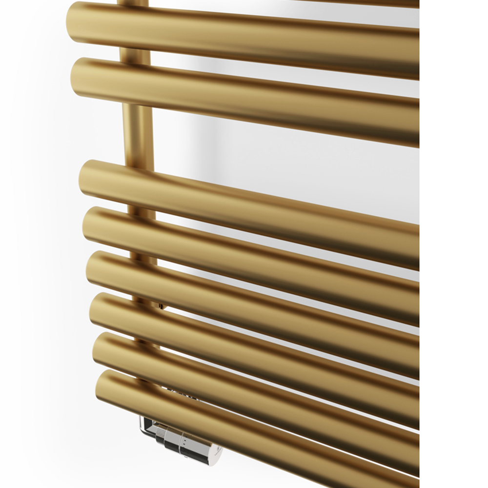 Terma Rolo Towel 2111BTU Brass Heated Towel Rail 1085 x 520mm Image 5