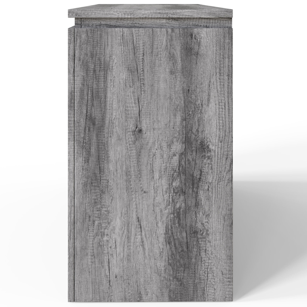 GFW Canyon 2 Door 3 Drawer Charcoal Grey Sideboard Image 5