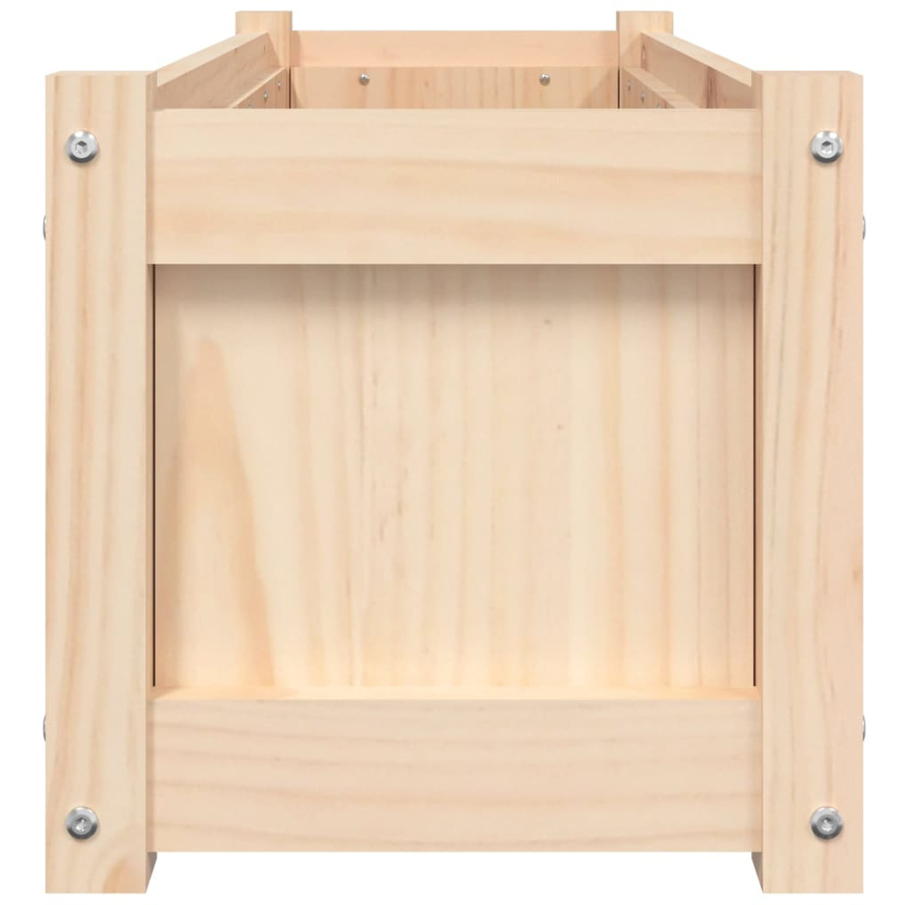 vidaXL Brown Solid Pine Garden Planter 90 x 31 x 31cm Image 5