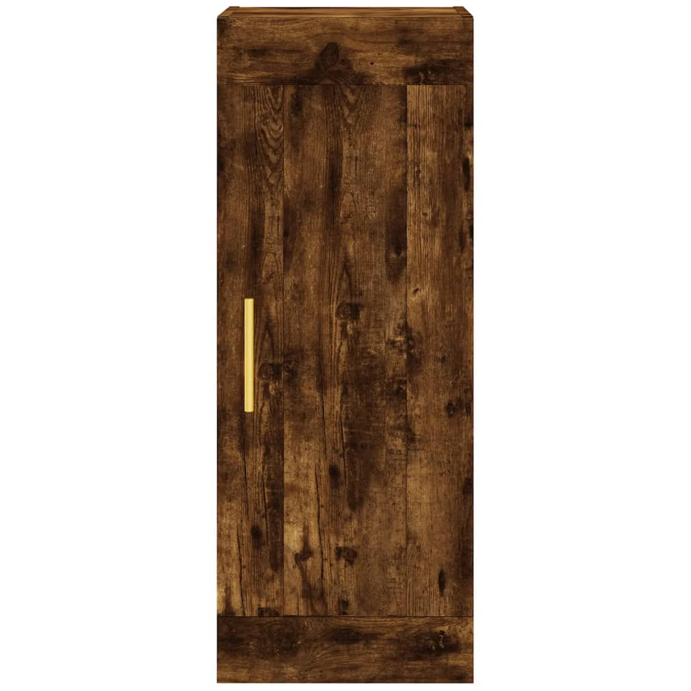 vidaXL Single Door Smoked Oak Wall Mounted Cabinet Image 6