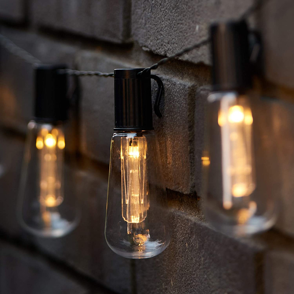 wilko Vintage Edison Bulb LED Solar String Light Image 2