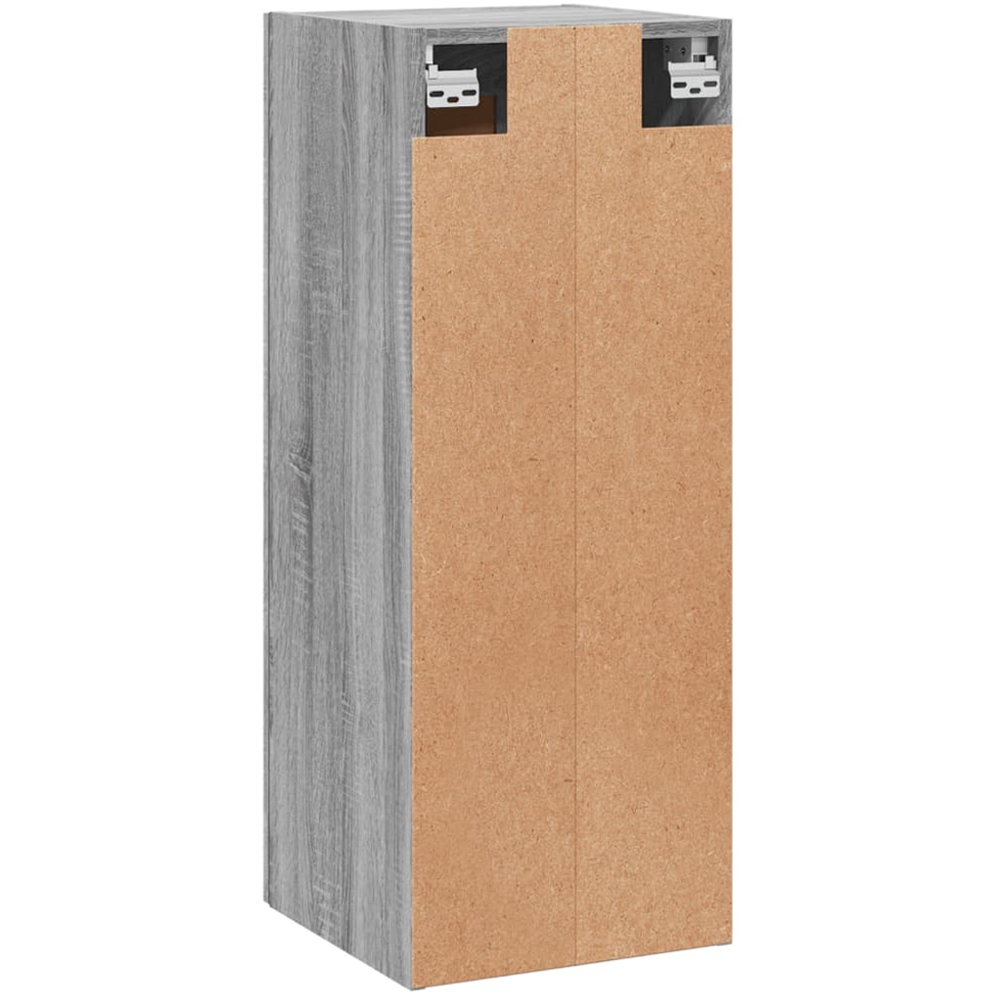 vidaXL Single Door Grey Sonoma Wall Mounted Narrow Cabinet Image 9