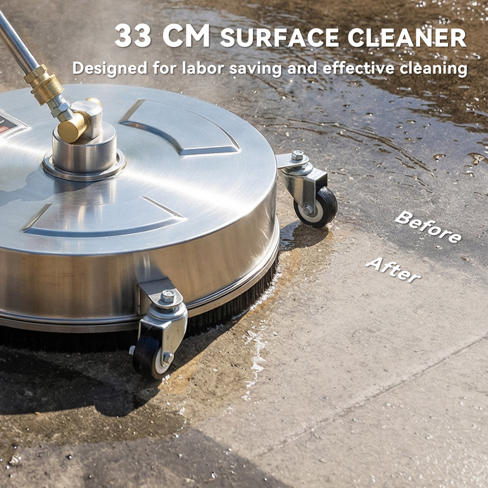 Outsunny 845-013V00SR 33cm Surface Cleaner Pressure Washer with Wheels 250 Bar Image 4