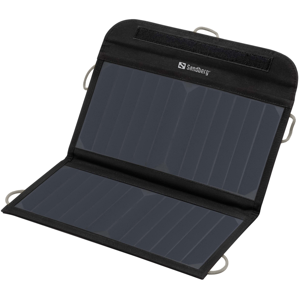 Sandberg Black Dual USB Solar Charger 13W Image 1