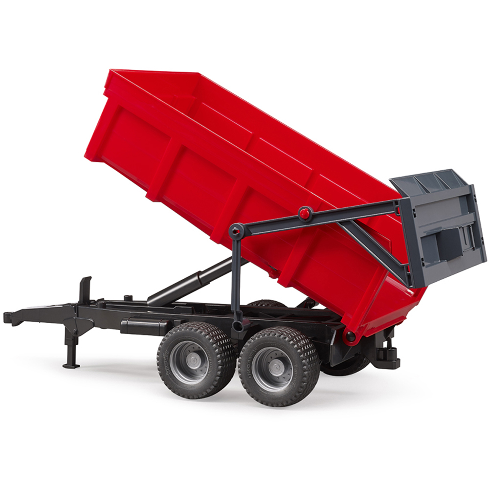 Bruder Kids Red Tipping Trailer Playset Model Image 4