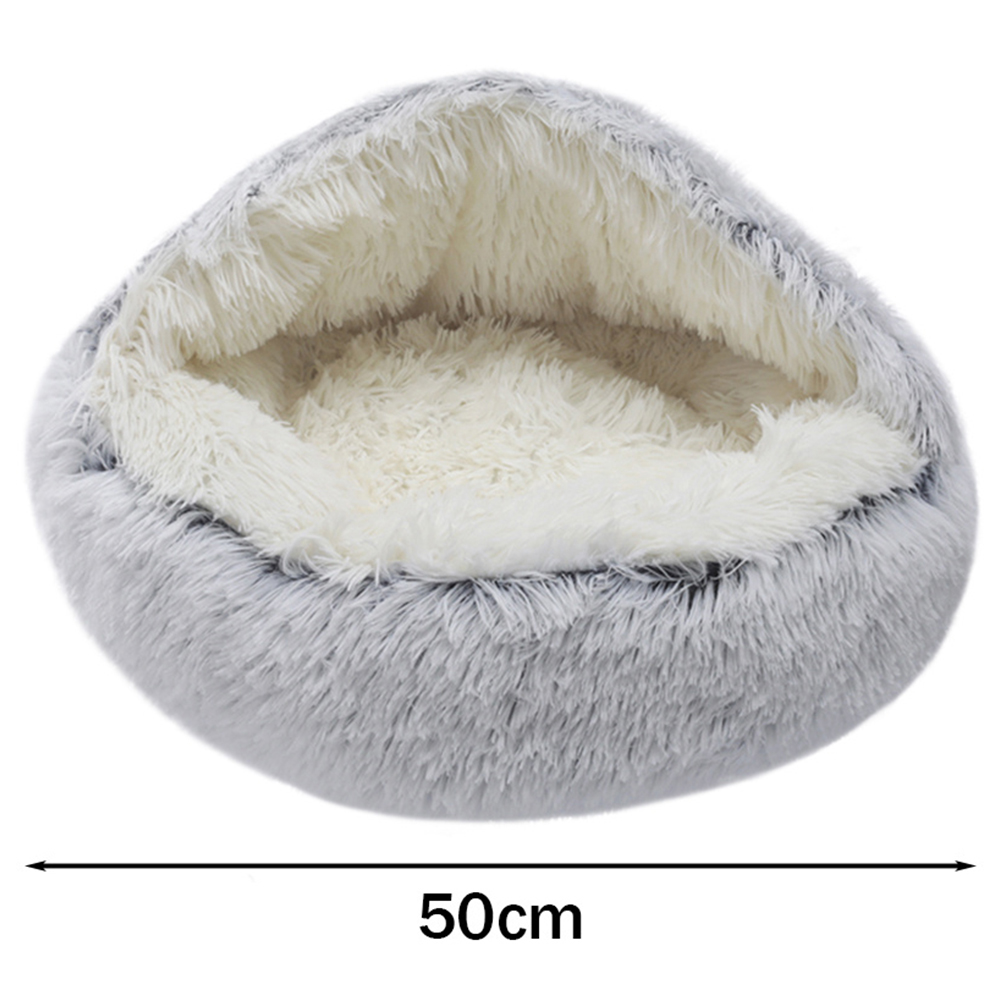 H&O Direct Soft Plush Shell Pet Bed Image 4