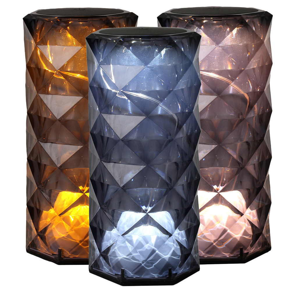 Single Crystal Effect Ambient Touch Lamp in Assorted styles Image 1