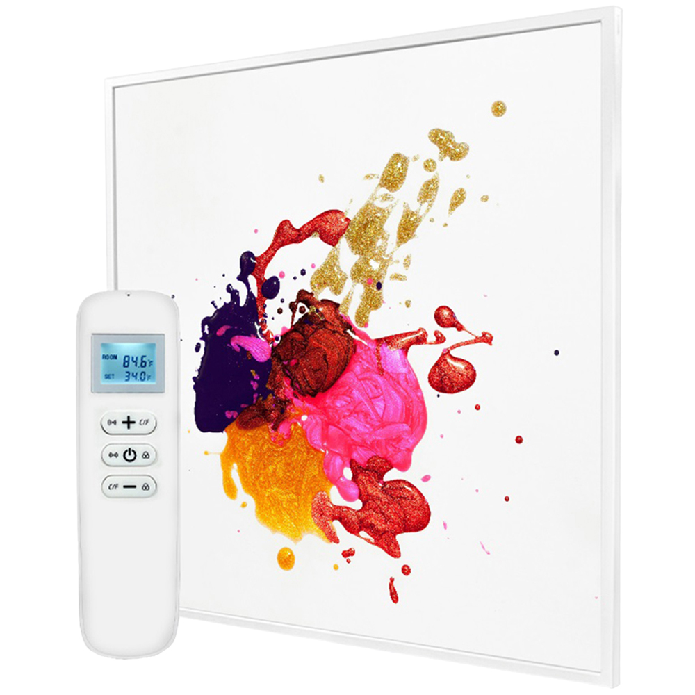 Mirrorstone Nexus 350W Flying Paint Wi-Fi Infrared Heating Panel 595 x 595mm Image 1